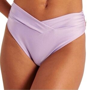 NWT Abercrombie & Fitch Bikini Bottoms Curve Love Cheeky Lavender Swimsuit